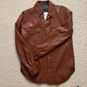 Vegan leather jacket